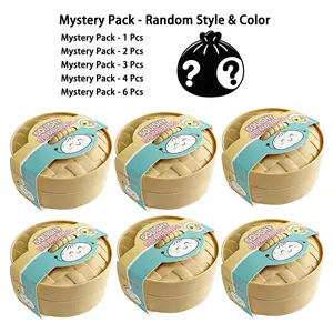 Flashy Bun Slow Rebound Blind Box, Mini Steamer Surprise Slow Rebound Toy, Non-Repeating Stress Relief Squeeze Bag, Party Gift, Stress Relief Fidgeting