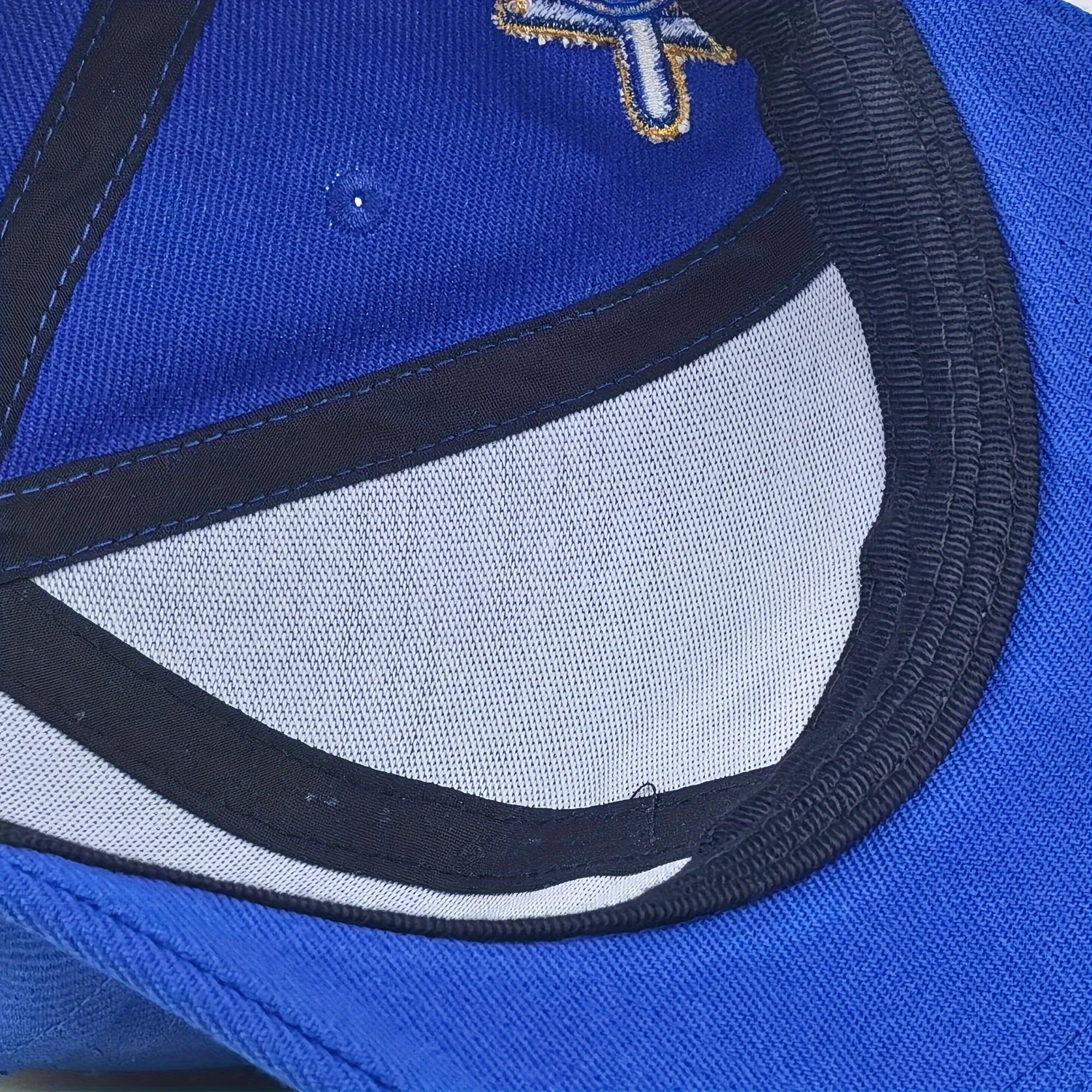 50th Patch #42 Robinson Baseball Day Men's Baseball Cap Blue Black Adjustable Curved Brim Outdoor Sport Hat Dad Cap Snapback Fitted 100% Polyester 3D Embroidery