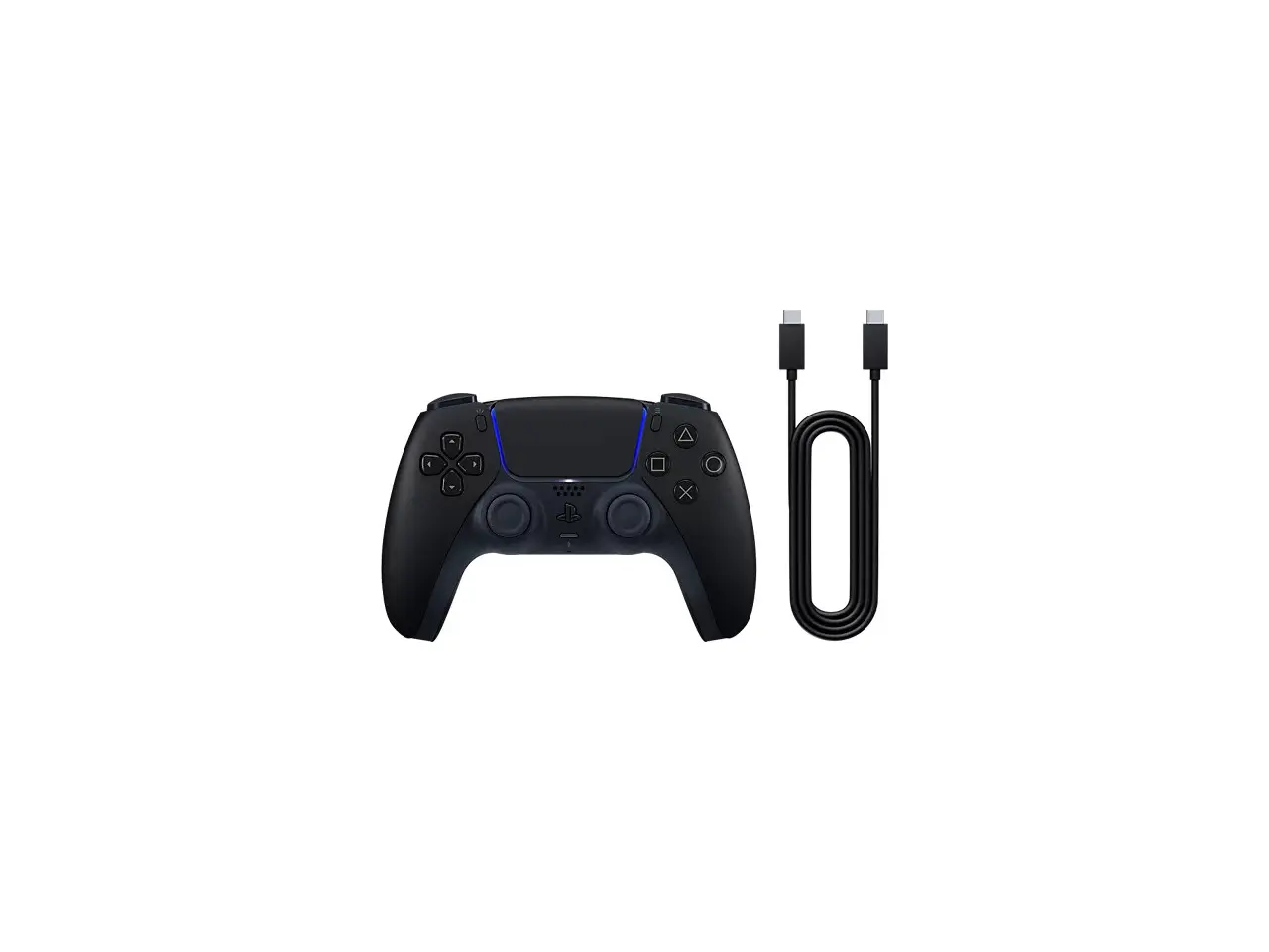 PS5 DualSense Wireless Controller + USB Cable for PC - Midnight Black - for PS5, PC, Mac, and Mobile