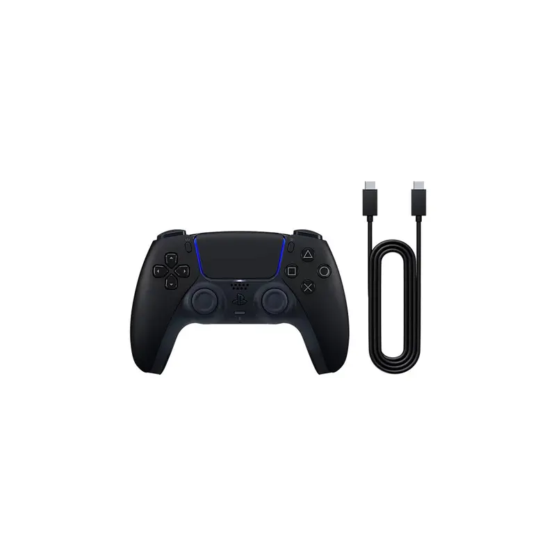 PS5 DualSense Wireless Controller + USB Cable for PC - Midnight Black - for PS5, PC, Mac, and Mobile