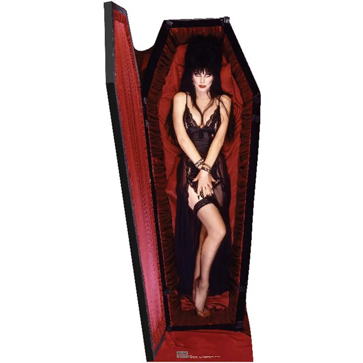 212 MAIN Elvira Life-Size Solid Cardboard Cutout - 76" x 35" Full-Length Print Indoor Home Decor, Wall-Mounted/Hangable Accent with Door Mounting Option, Cardboard Cutouts