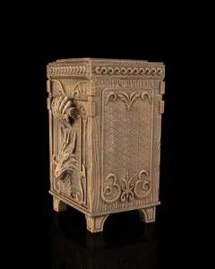 Vault of Scales Dragon Guardian – 3D Printed RPG Card Deck & Dice Box | Fantasy Storage for Magic, Pokémon, Yu-Gi-Oh! & TTRPGs