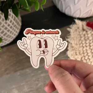 Dental Sticker for Water Bottle, Mug, Notebook, Phone Case, Kindle & Laptop - Decor, Decorative Matte, Ornaments, Funny, Waterproof