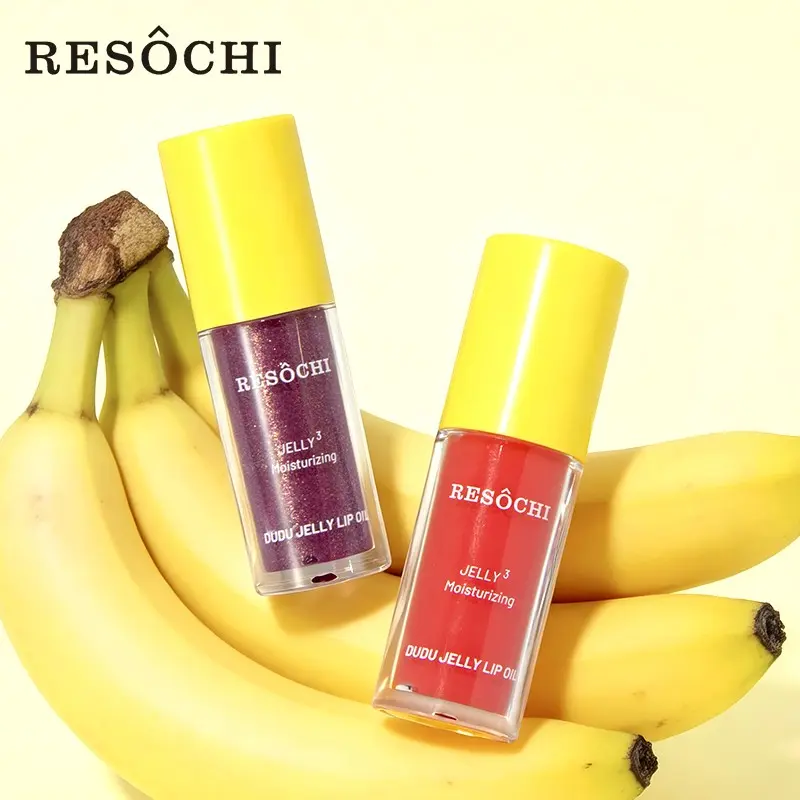 Nude Hydrating Jelly Mirror Lip Oil & Gloss Balm — Shimmery, Sheer, Glossy, Long-Lasting Shine, Moisturizing Non-Tacky Formula for Plump Glass Lips, 6 Shades Available. Lipgloss
