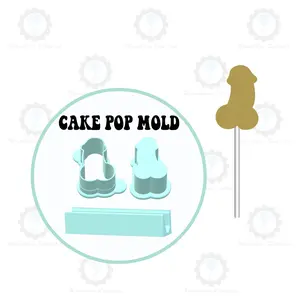 Penis Cake Pop Mold | Deluxe Cutter, Popper, and Tray Option