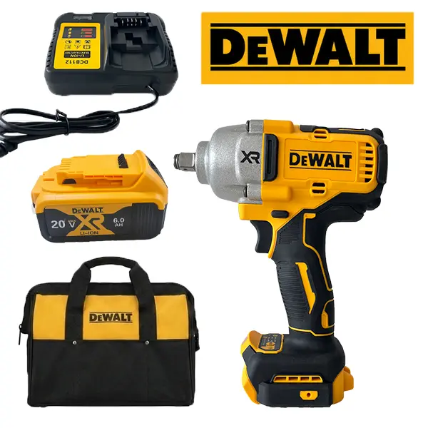 DEWALT DCF900 1/2 in Brushless Motor Impact Driven Wrench - Heavy Duty Power Tool for Auto Technicians, Equipment Repair Workers, 1400 ft-lbs High Torque, 4-Speed Selector, Variable Speed Trigger, LED Light, Hog Ring Anvil