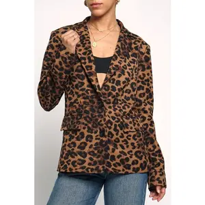 Eclipse Leopard Blazer