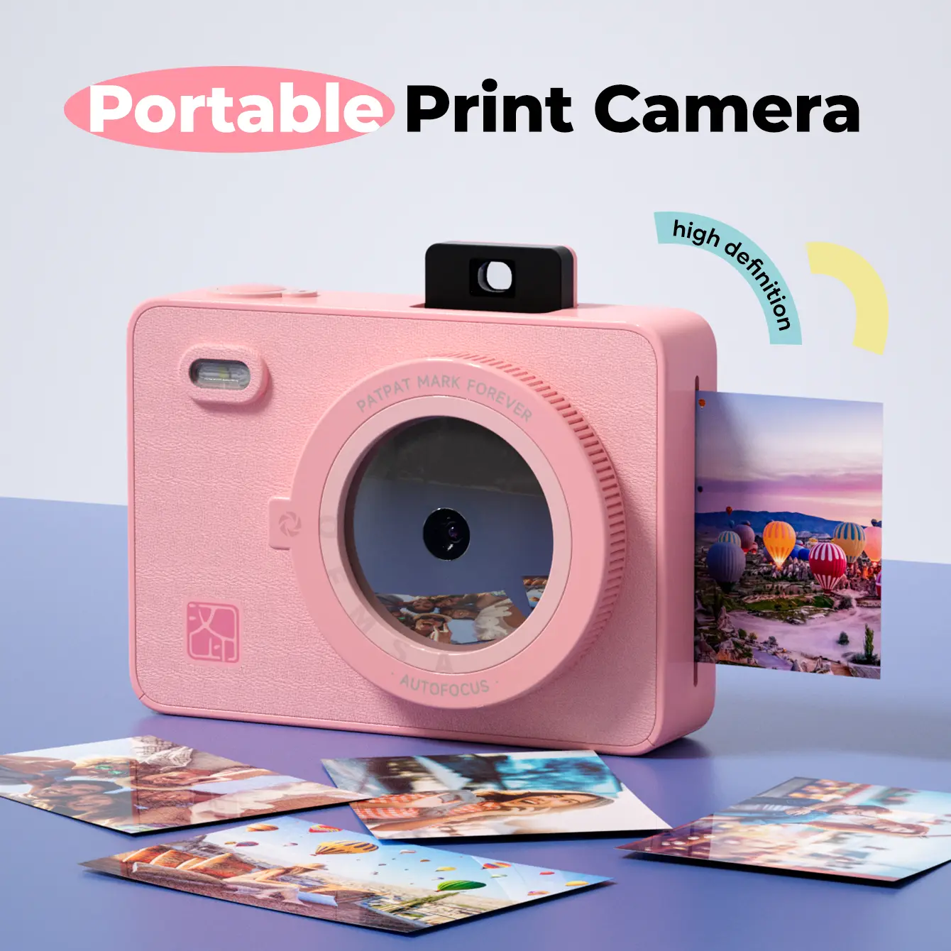 Hanin Instant Camera & Mini Photo Printer 2x3, Portable Pocket Photo Printer for iPhone & Android, Easy Instant Photo Printing for Travel, Friends & Everyday Memories#SummerSale