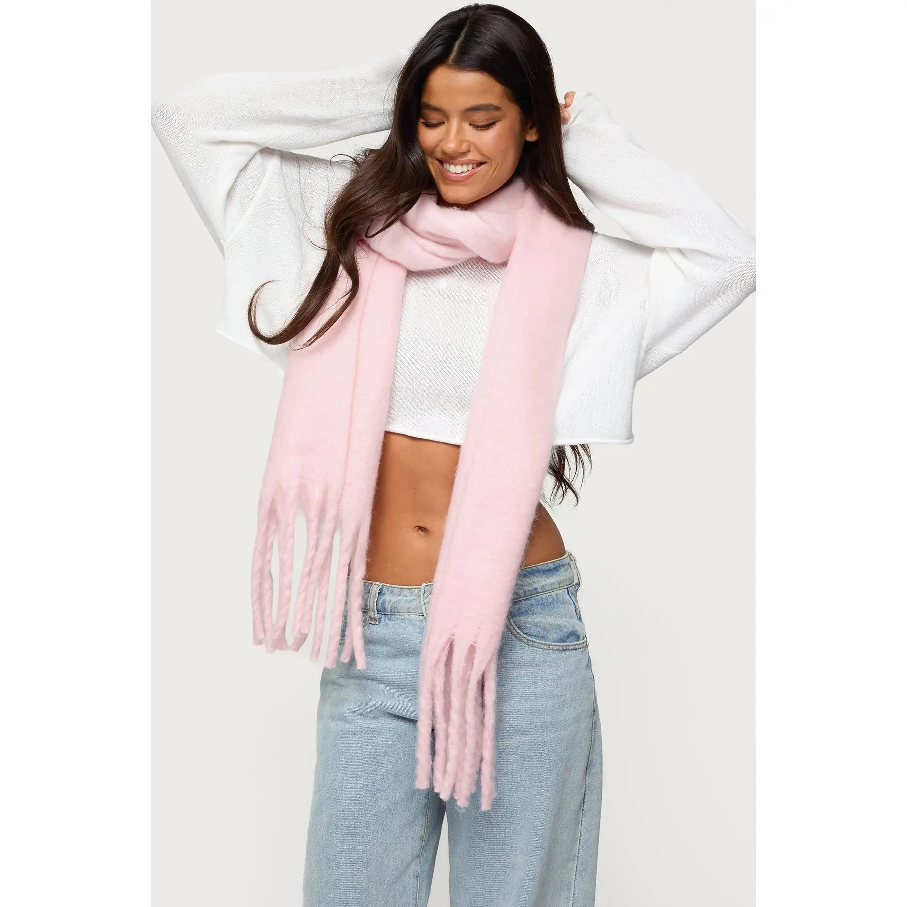 Fringed Chunky Scarf Fringed Chunky Scarf