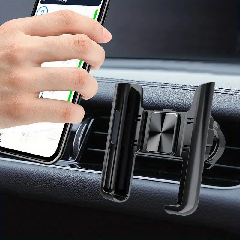 Car Phone Holder 360° Rotation Stand for Cell Phone Universal Gravity Auto Phone Holder Stable Phone Holders In Car Air Vent Clip Mount GPS Support
