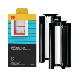 KODAK 4PASS Film Cartridge (4x6 inches) for KODAK Dock and Dock Plus, 80 Sheets Camera Long Lasting