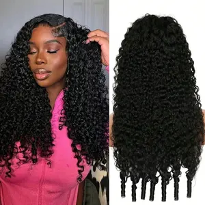 13X6 Burmese Curly Lace Front Wigs Human Hair 180% Density Hd Transparent Lace Frontal Wigs Human Hair Pre Plucked Natural Hairline Burmese Curly Wig