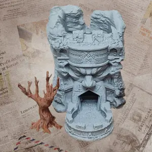 D&d Dwarf Tower Dice Tower, Role-Playing Game Desktop Rpg Accessory, Perfect Gift for Dungeons & Dragons Players, Halloween Christmas New Year