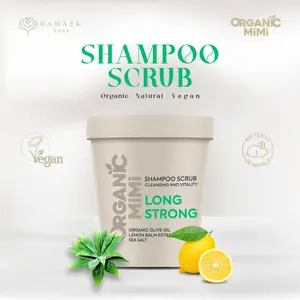 ORGANIC MIMI, SHAMPOO SCRUB CLEANSING AND VITALITY LONG STRONG, 310 g