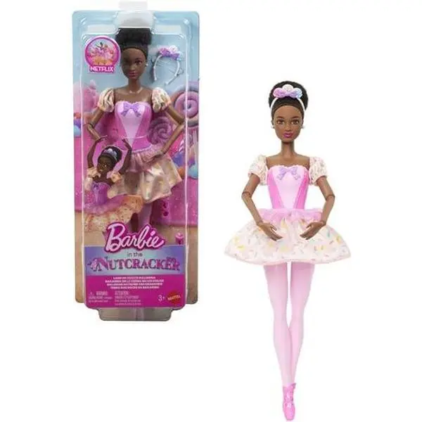 Nutcracker Land of Sweets Ballerina Nikki Collectible Fashion Figurine, 1 Doll with Sprinkles, 1 Headband, Small Parts, 3y+ Warning [COLLECTIBLES]