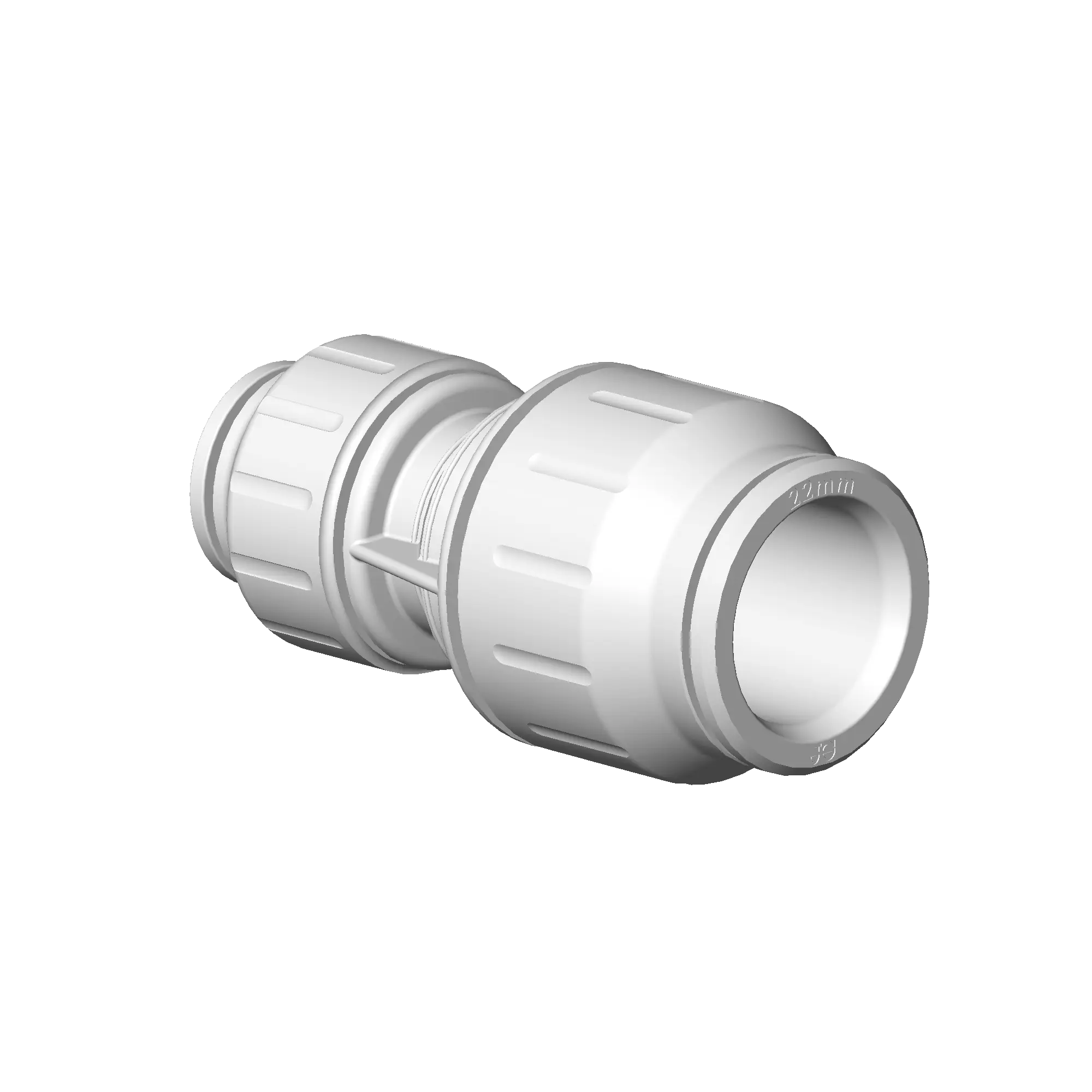 Dornbracht 9024043230090 Reducing Connector Jg Straight 22Mm X 15Mm