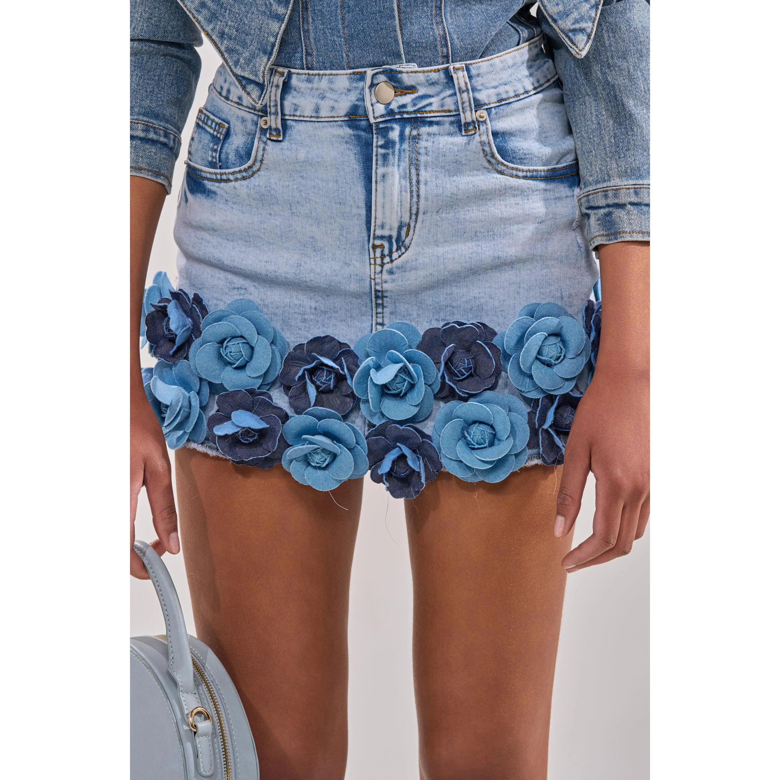 GIVE ME A ROSE MINI SKIRT