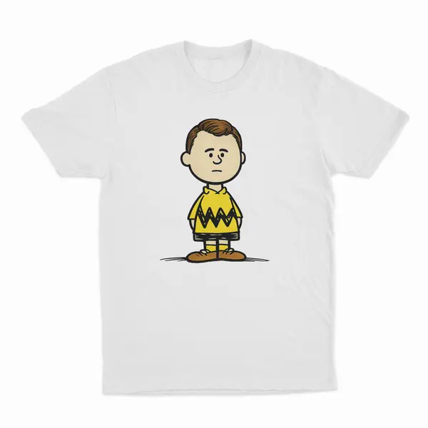 Casual Cartoon Style, Unisex T-Shirt, Charlie Brown Peanuts Character Graphic, Summer C