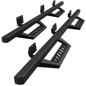 YINTATECH Nerf Bars Side Step for 2019-2025 Dodge Ram 1500 Crew Cab Drop Running Boards Black Steel Step Bars