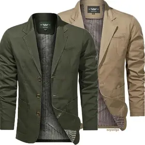 New European Plus Size Men's Jacket Elegant Italian Style Gentleman Business Lapel Loose Casual Slim Fit Three Buttons Blazer Formal Classic