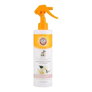 Pets Ultra Fresh Waterless Bath Spray in White Jasmine Scent Dry Dog Shampoo Deodorizer for Freshness