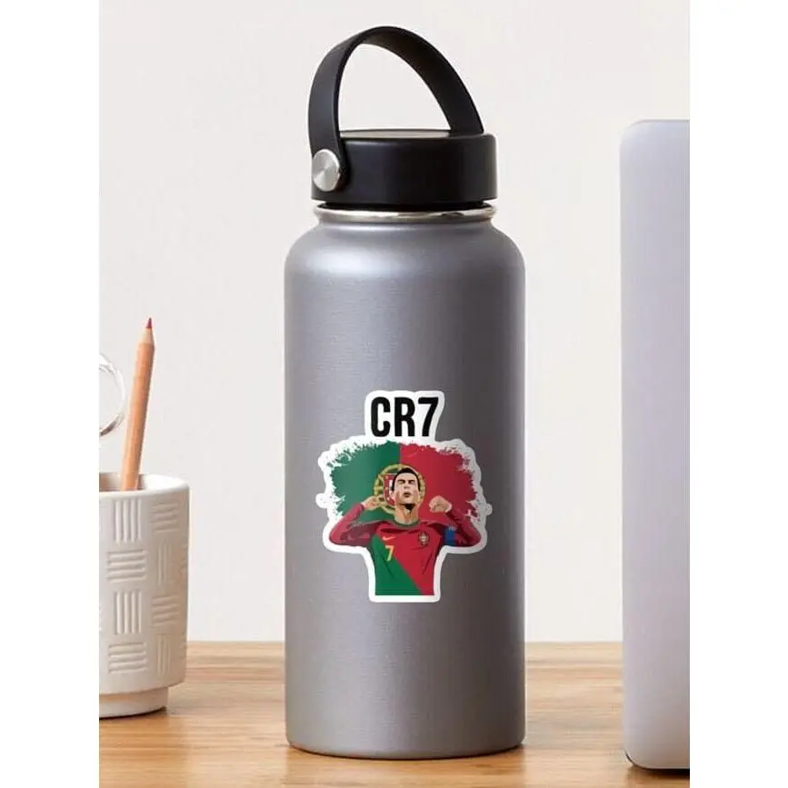 CR7 T-Shirt Design Cristiano Ronaldo Themed Decorative Decal Sticker for Football Fans, Home Decor Stickers, Classic