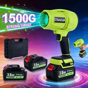 Cheetah Cordless Leaf Blower Violent Turbo Fan,Brushless Pure Copper Motor Jet Fan With Battery, CordlessTurbo Super Power Air Duster, Car Drying after Wash, Snow Removal