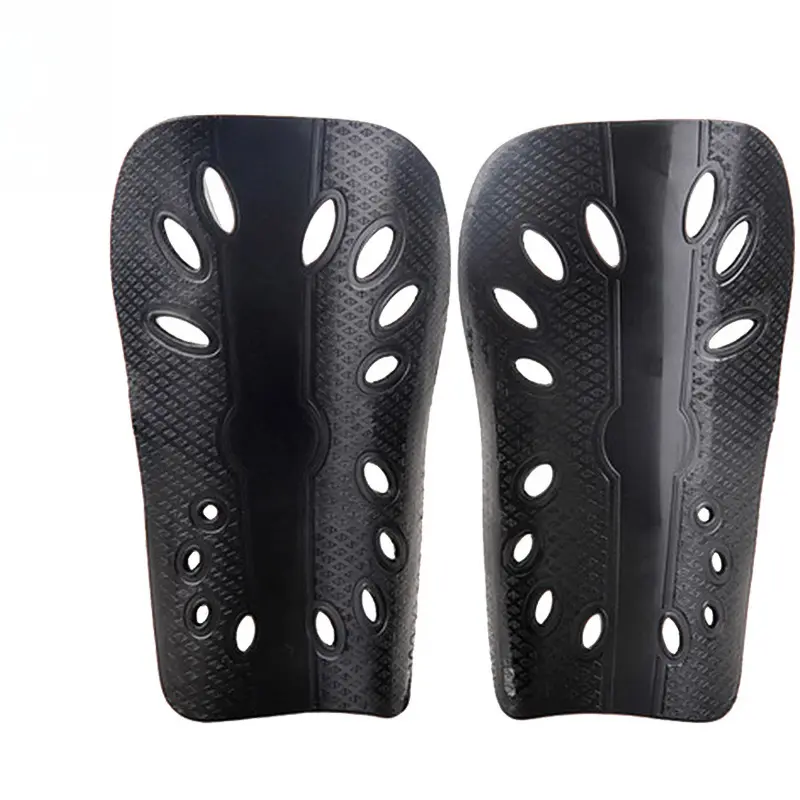 Double Layer Plastic Football Shin Guards - Breathable Thick Calf Protection Insert Plates, Lightweight Shockproof Soccer Leg Pads for Youth, Adults Sports Training, Outdoor Matches