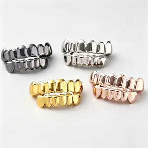 Hip Hop Gold Tooth Set, Cross-Border Multi Style Tooth Set, Suitable For Parties And Role-Playing