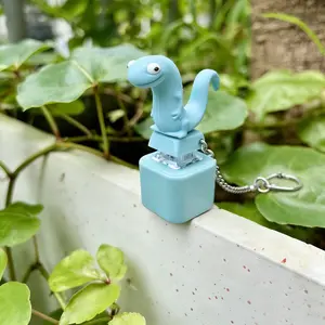 Cute Lizard & Frog & Duck Croaking Keychain Buy One Get One Free Christmas Gift Realistic Sound Fidget Toy with Lights Durable ABS Plastic for Adults Kids Focus Relaxation