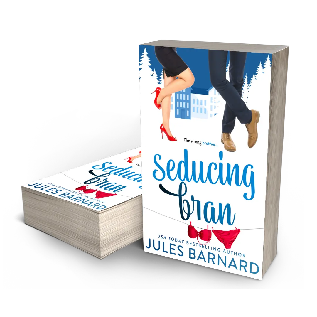 Seducing Bran by Jules Barnard, Signed Paperback -- Opposites Attract Romance