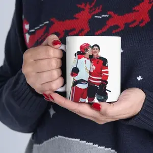[Sale Up To 50%] Heated Rivalry Hockey Photo Coffee Mug, 11oz & 15oz ceramic mug