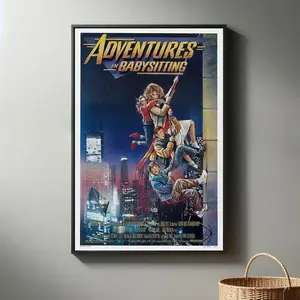 Adventures in Babysitting Movie Poster | High Quality Canvas Print I 2025 Movie Poster | Modern Room Decorative Arts | Popular Film Gift