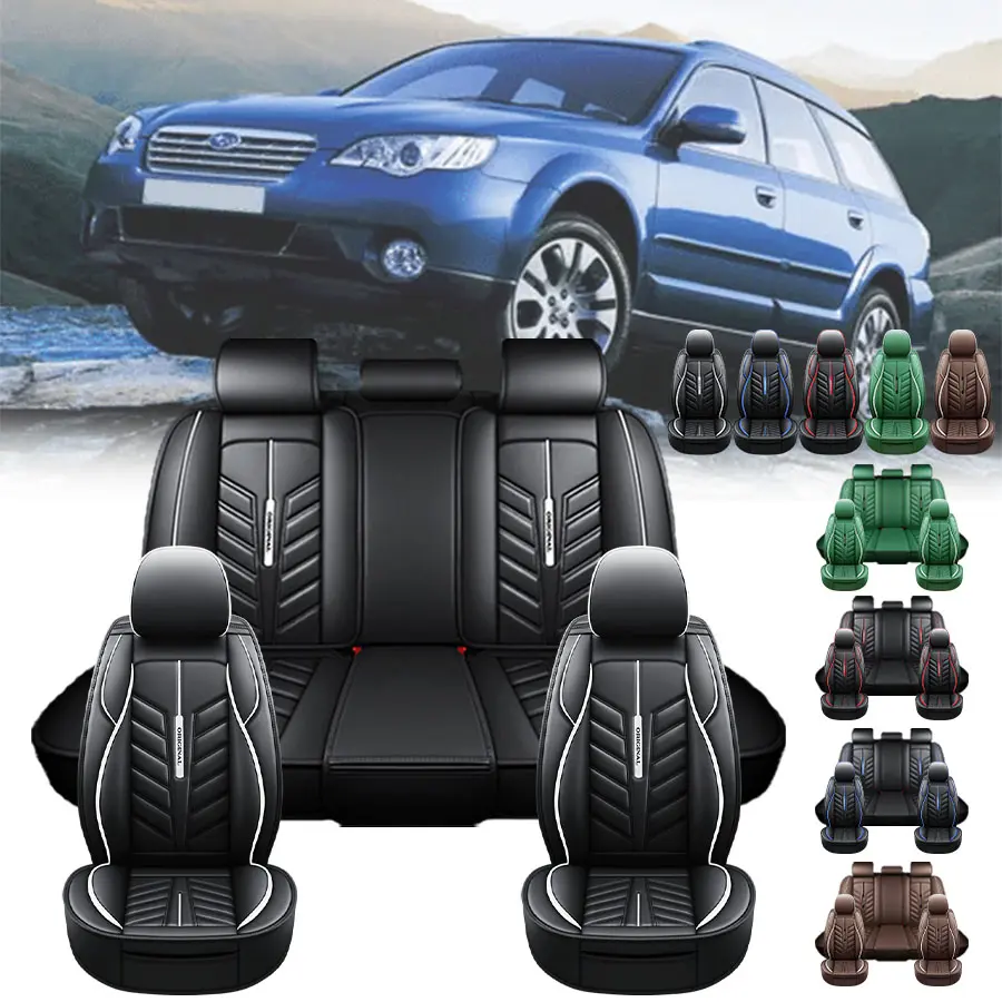 Full Coverage 5-Seat Car Seat Covers! Durable Leather, All-Season Use. Protect Your Seats & Upgrade Your Ride – Fits Most Sedans, SUVs & More!