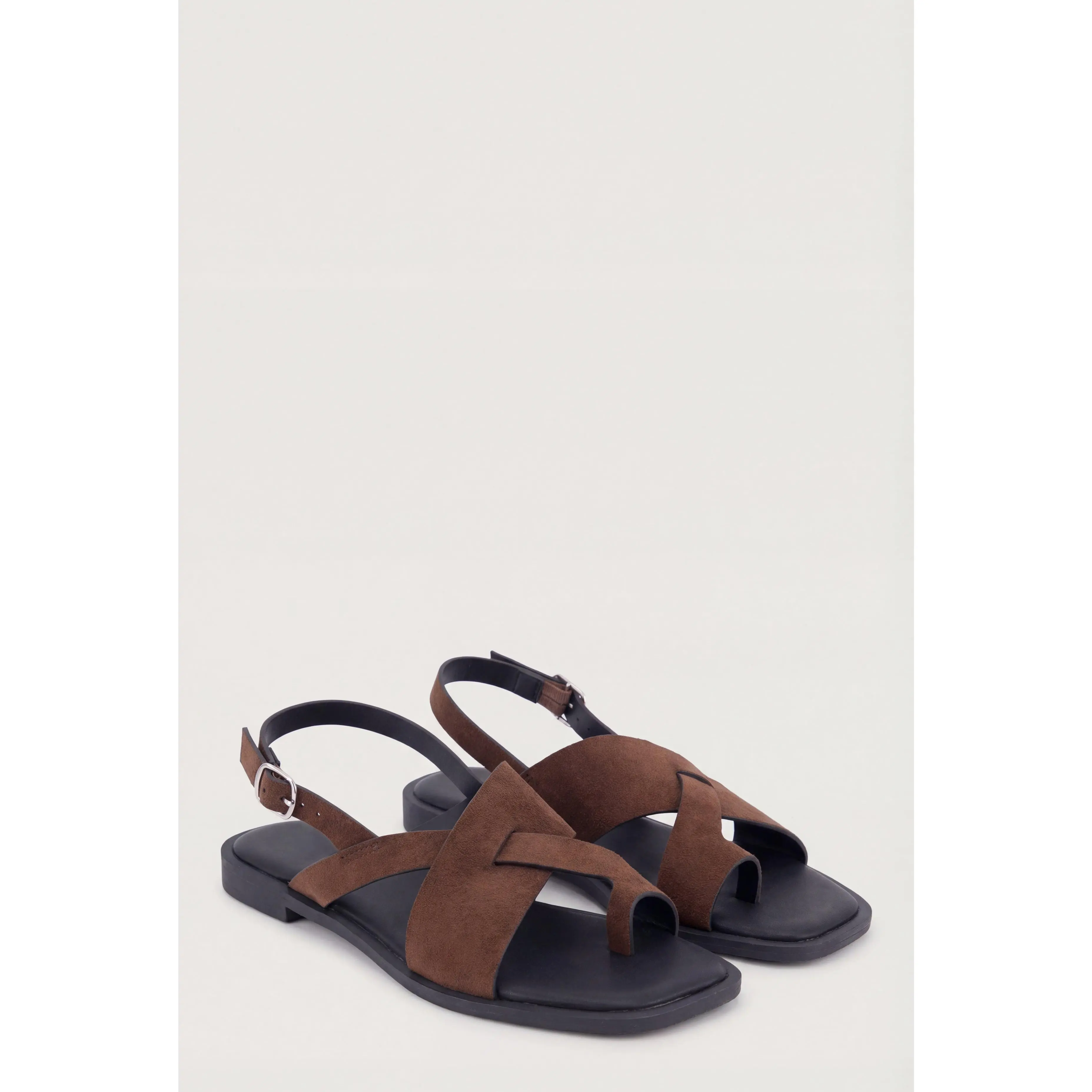 Cross Strap Ankle Sandals