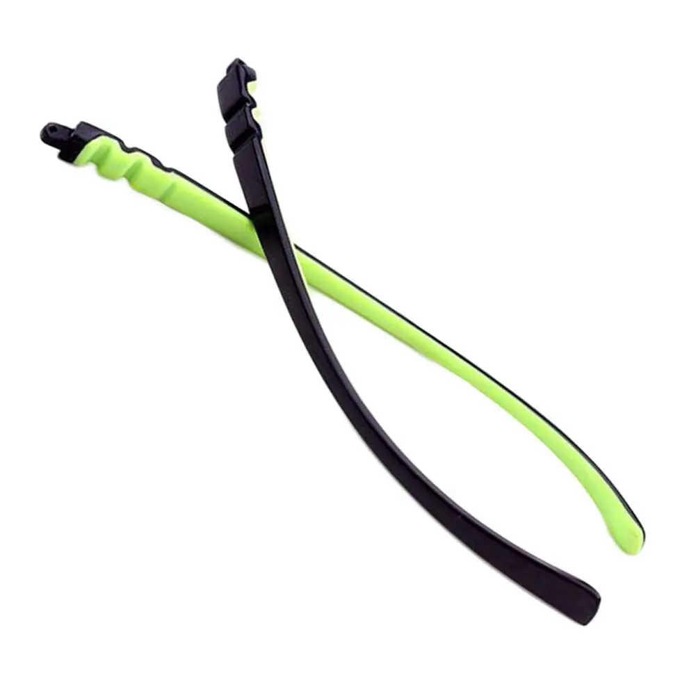 1 Pair Silicone Kids Eyeglass Temples Arms Accessories Glasses Replacement Temples Universal Repair Parts, Green