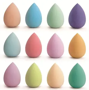 12PCS Mini makeup sponge beauty egg, super soft, dry and wet dual-purpose, easy to apply makeup, even and easy to clean Beauty Egg Set