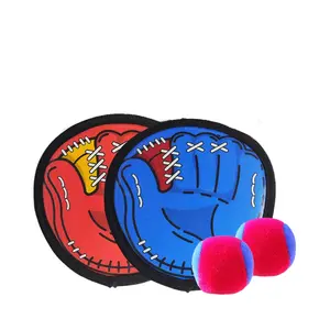 Kids Toss & Catch Ball Set - Sticky Paddle & Ball Game, Outdoor Interactive Velcro Catch Toy for Family Play