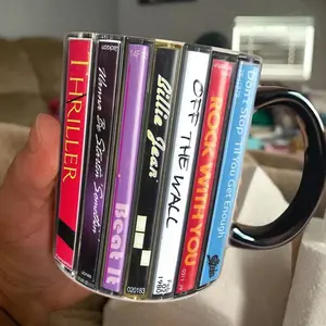 Michael Jackson Music Cassette Retro Collection Accent Mug