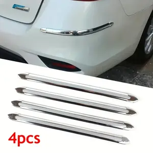 4pcs Car Edge Guard Strips, Bumper Protectors, Anti-Scratch Guardrail for Bumper Collision Protection, Automotive Accessories
