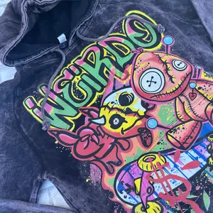Vintage Washed Hoodie - Weirdo