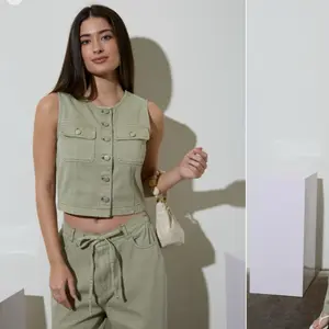Valessia Olive Denim set