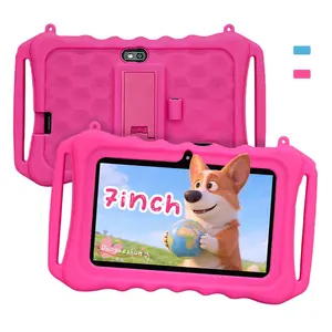 Surprise Gift Android Tablet PC, 7 Inch Parental Control, 5g WiFi, Learning & Gaming, Dual Camera, Shockproof Case, Best Christmas Present