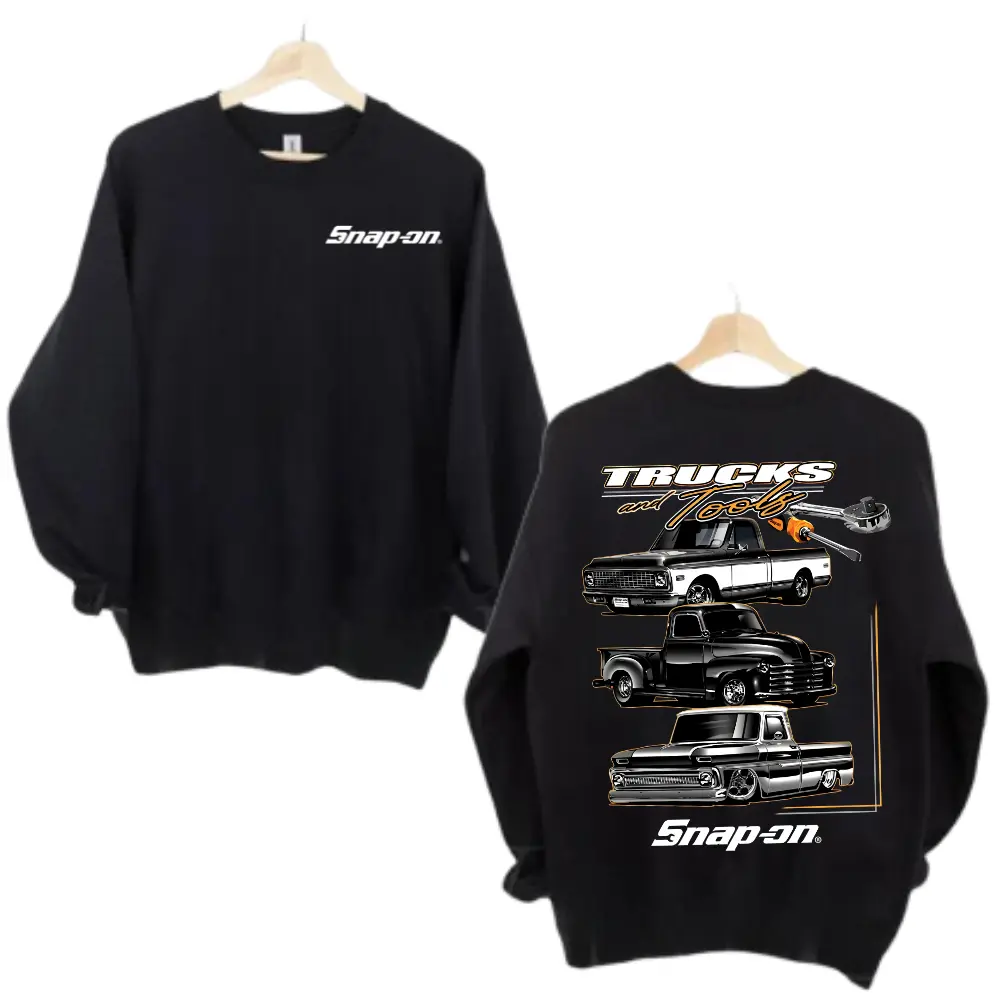 Trucks and Tools Workwear Sweatshirt – Mechanic Graphic Sweatshirt, Blue Collar Apparel, Gift for Workers