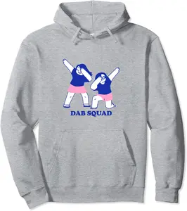 Dab Squad, Girls Best Friends BFF Two Besties, Funny Doodle Pullover Hoodie - Alizejaqua Shop 79B0CLF7VLXF