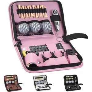 Golf Gifts for Men and Women,Golf Accessories Set with Hi-End Case,Golf Balls,Golf Tees,Golf Multifunctional Divot Tool,Rangefinder Golf Brush,Golf Scorer,Golf Ball Clamp
