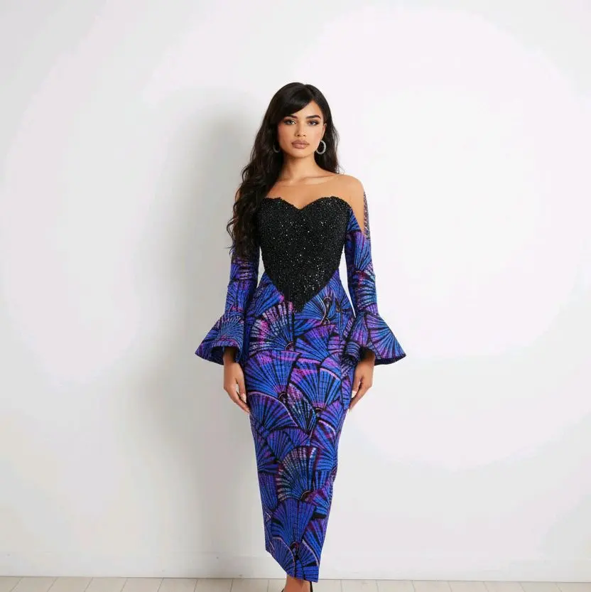 chinese dress ladies Off the Shoulder Black Lace Long Prom Dresses, Off Shoulder Black Lace –  jbydress main image 0