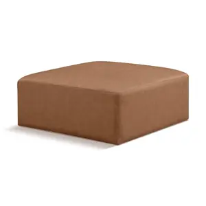 Timeless Minimalist Soft Modular Cocktail Ottoman