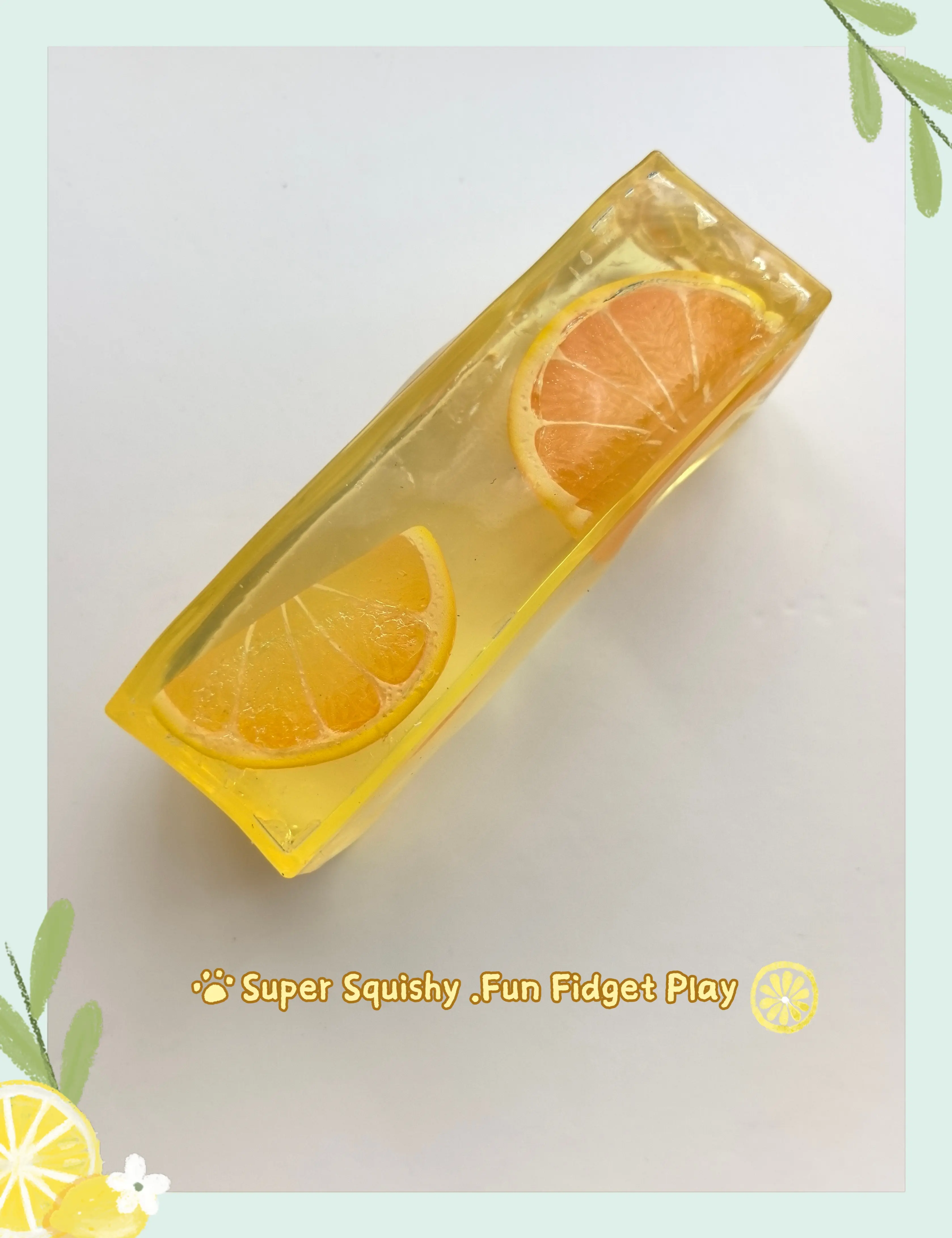 New Lemon Vaseline Squishy Toy, Stress Relief Hand Fidget Toy