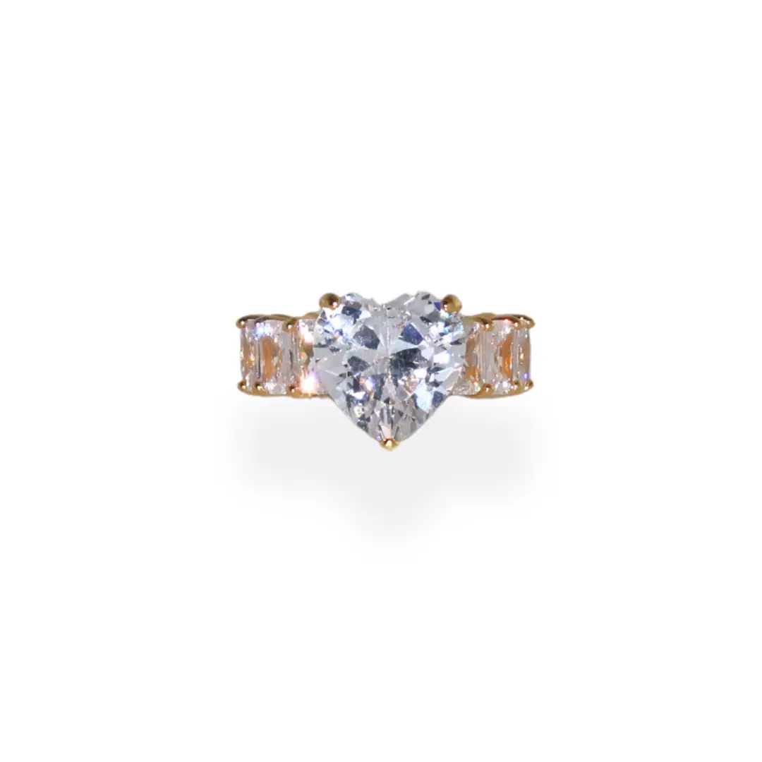 Heart on Ice Ring